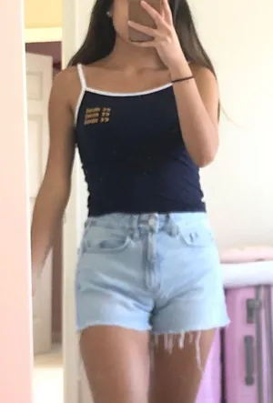 Forever 21 Navy Blue Tank Top thumbnail 1