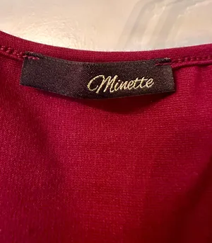 Minette - Stunning Deep Red Bodycon Dress with Gold Zipper - Brand new! thumbnail 3