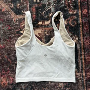 Lululemon‎ align tank top white v neck stretch nulu thumbnail 5