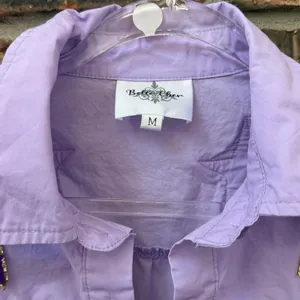 Bell Cher LSU Game Day Dress Stars Size Medium Boutique Purple Yellow Gold thumbnail 3
