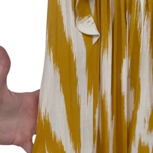 Anthropologie Maeve Cassandra Pintuck Flutter Sleeve Maxi Dress Yellow Size‎ XS thumbnail 10