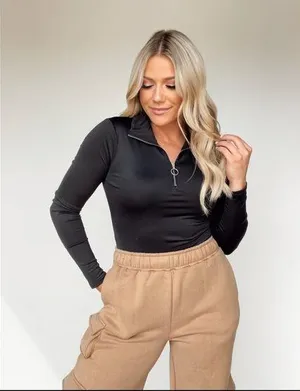 Long sleeve bodysuit thumbnail 1
