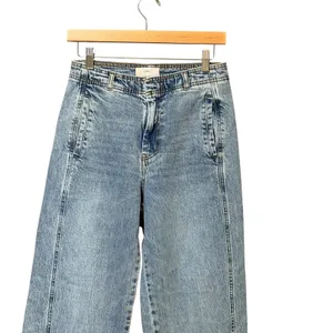 Habitual Womens High Rise Straight Leg Cinch Back Jeans Light Wash 4/27 thumbnail 4