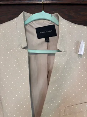 Banana Republic tan spotted blazer thumbnail 2