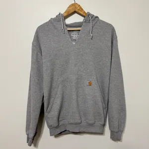 Carhartt Gray Hoodie Size Small Oversized Distressed Women’s thumbnail 2