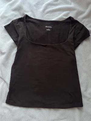 Wild Fable Target square neck chocolate brown top thumbnail 1