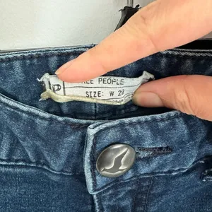 Free People FP Jeans 61855 16515125 Medium dark Wash High Waist - size 29 thumbnail 4