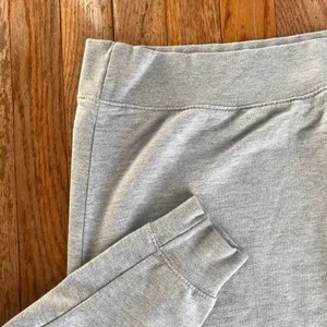 light gray and black white vintage off the shoulder Speedo crewneck thumbnail 5