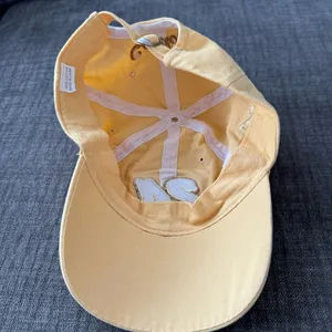 Vintage 90’s Y2K style Yellow Gordon 24 NASCAR racing hat OS adjustable thumbnail 7