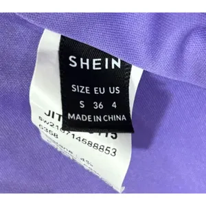 SheIn NWOT Sequin Cowl Neck Sleeveless Dress Womens S Lavender Glam Retro Hoco‎ Event thumbnail 6