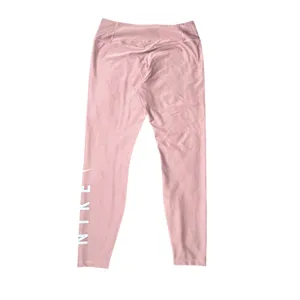 Nike Dri-Fit 7/8 Leggings Size Large Dusty Pink Pilates Athleisure thumbnail 3
