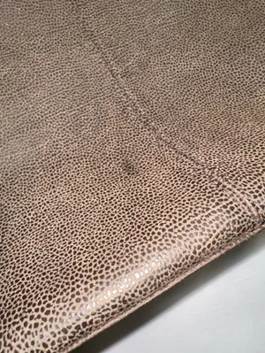 Vtg Jump Boyt Brown Pebbled Faux Leather Tote Purse Shoulder Bag Map Print⁠ thumbnail 12