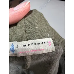 Free People Movement High Rise Joggers Size S Work It Out Army Olive Green thumbnail 4