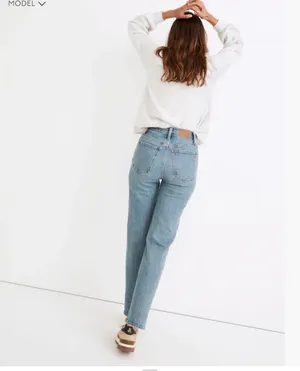 Madewell Perfect Vintage Straight Jeans thumbnail 7