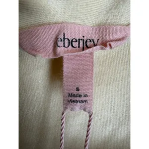 Eberjey Pajama Set Modal Womens S Yellow Gisele Long Sleeve Button Front Piping thumbnail 5
