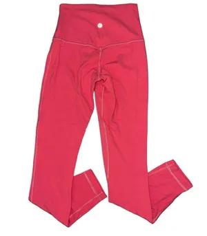 Lululemon Athletica high rise align hot pink leggings women’s size 2 thumbnail 2