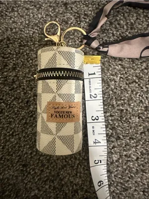 Keychain Bucket Bag Cosmetic Holder White thumbnail 5