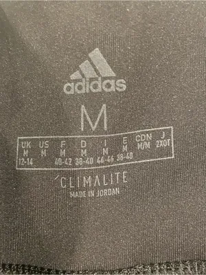 Adidas Climalite Capri Legging 3 Stripe Black Pocket Athletic Womens M Running thumbnail 10