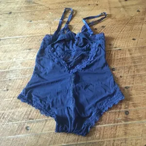 Sam Edelman navy sheer S body suit thumbnail 2
