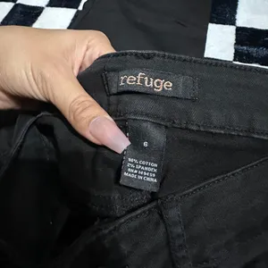 Refuge Black high-waisted ripped skinny jeans thumbnail 2