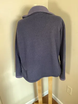 L.L. Bean Outdoors Women's Full Zip Fleece Jacket Purple Size Large thumbnail 4