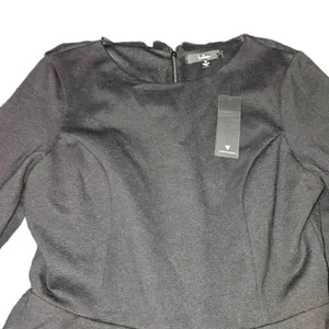 NWT Lulu's Womens Black Sheer Factor Half Sleeve Mesh Skater Mini Dress‎ Medium thumbnail 3