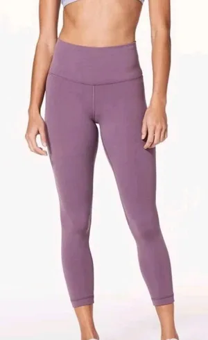 Lululemon Align High-Rise Pant‎ 25" Dusty Mauve Purple Nulu Yoga Leggings Size 4 thumbnail 1