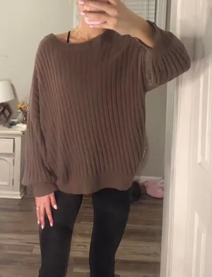 Aerie ribbed sweater thumbnail 1