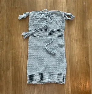 Majorelle Blue Crotchet Dress From Revolve thumbnail 3