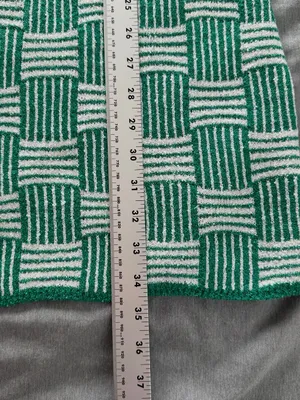 Free People Beach Women’s Green & White Terry Knit Mini Dress Size Small Boho thumbnail 9