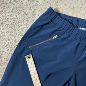Athleta La‎ Viva Pants Navy Blue Travel Hiking 983350 SU16 Womens M Granola Girl thumbnail 3