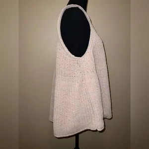 POL Chenille Chunky Knit Tunic Sleeveless Sweater Tank‎ Top small thumbnail 3