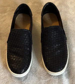 UGG Black Sequin Slip-Ons thumbnail 1