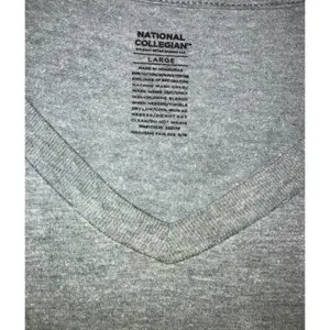 Alabama Crimson Tide T-Shirt Women L V-Neck Gray Graphic NCAA Grunge 90s Sporty‎ thumbnail 8