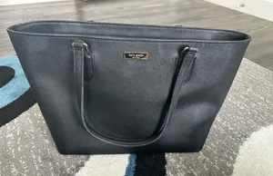 Kate Spade‎ Black Leather Saffiano Tote Shoulder Bag thumbnail 1
