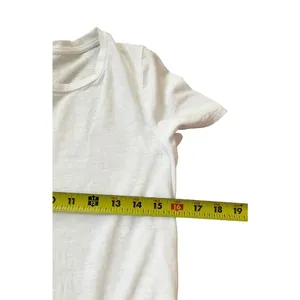 Loft White Crew Neck Eyelet Trim Short Sleeve Women's Top Size XS | 22-11 thumbnail 5
