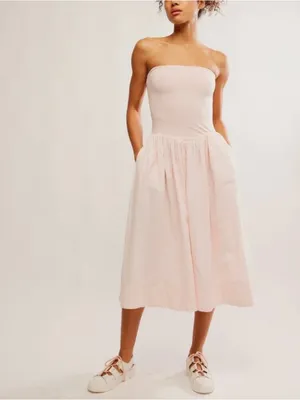 FREE PEOPLE NWT Onda Tube Midi / Pink Nectar thumbnail 5