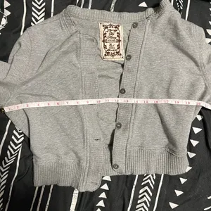 Sweatshirt Button Up Cardigan Crewneck Vintage Old Navy Women’s Sz XL GUC thumbnail 7