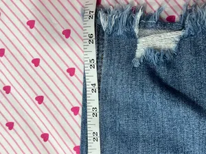 Lovervet High Rise, Medium Wash, distressed Dad Jeans thumbnail 11