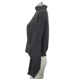 Abercrombie & Fitch Gray Batwing Sleeve Crop Poncho Sweatshirt Sweater Top S/M thumbnail 3