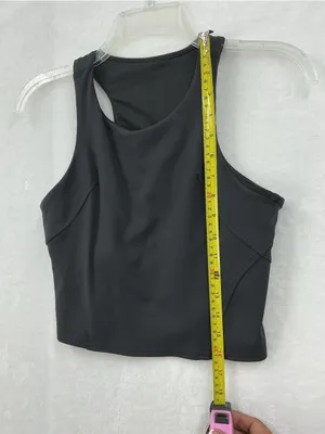 lululemon athletica Black Racerback Crop Top 1066 thumbnail 4