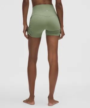 Lululemon Align Ruched Short 4” - Desert Green - 0 - NWT! thumbnail 2