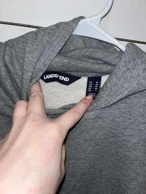 Lands End Grey Sweatshirt thumbnail 3