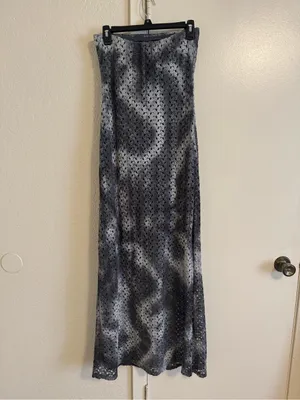 Ariella Crochet Strapless Maxi Dress Size S thumbnail 3