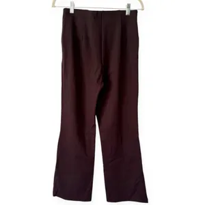 NWT OGL Ponte Wrinkle Resistant High Rise Cropped Flare Leg Travel Pants Small thumbnail 6