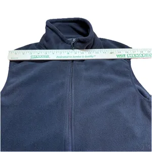 White Sierra Unisex Medium Black Full Zip Fleece Vest Outdoor Layering Casual thumbnail 10