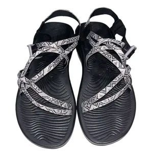 Chacos Women’s Gray & Black Classic Strappy Sandals size 10 thumbnail 1