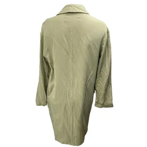 Zara Women's Green Notch Lapel Collar Pockets Open Front Blazer Coat Jacket XS thumbnail 2