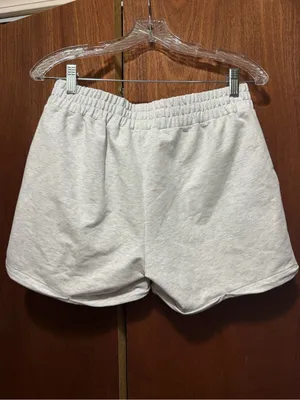 ZYIA Active Heather Gray Knockout Shorts thumbnail 3