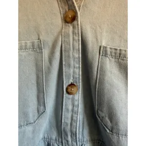 Show Me Your Mumu Birmingham Jean Dress Button Down Size Large 100% Cotton thumbnail 5